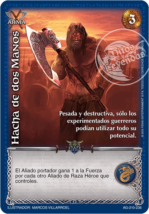 Hacha de dos Manos 「asgard-210」 (ES)