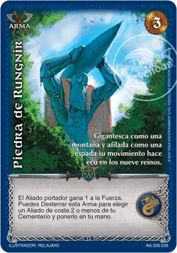 Piedra de Rungnir 「AG-206」「ES」