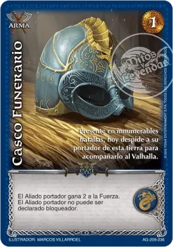 Casco Funerario 「AG-209」「ES」