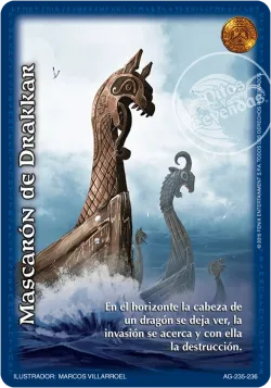 Mascarón de Drakkar 「AG-235」「ES」