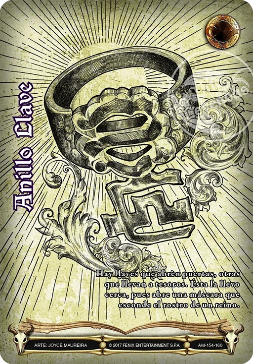 Anillo llave 「axis-mundi-158」 (ES)