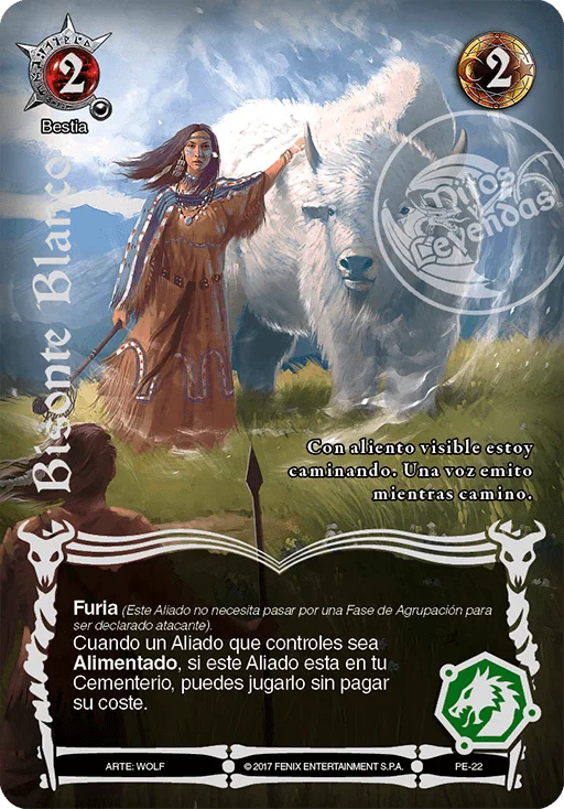 Bisonte Blanco 「axis-mundi-186」 (ES)