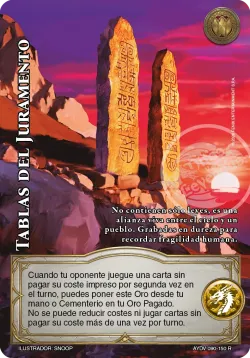 Tablas del Juramento #116 · Mitos y Leyendas