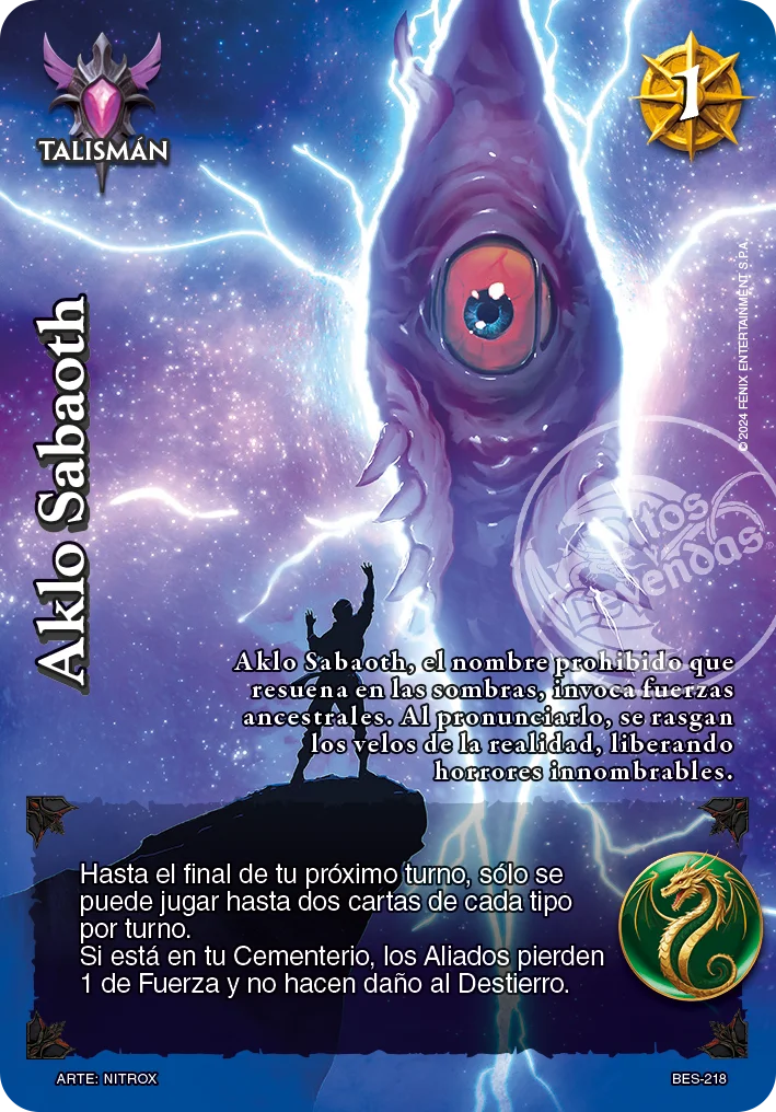 Aklo Sabaoth 「bestiarium-348」「ES」