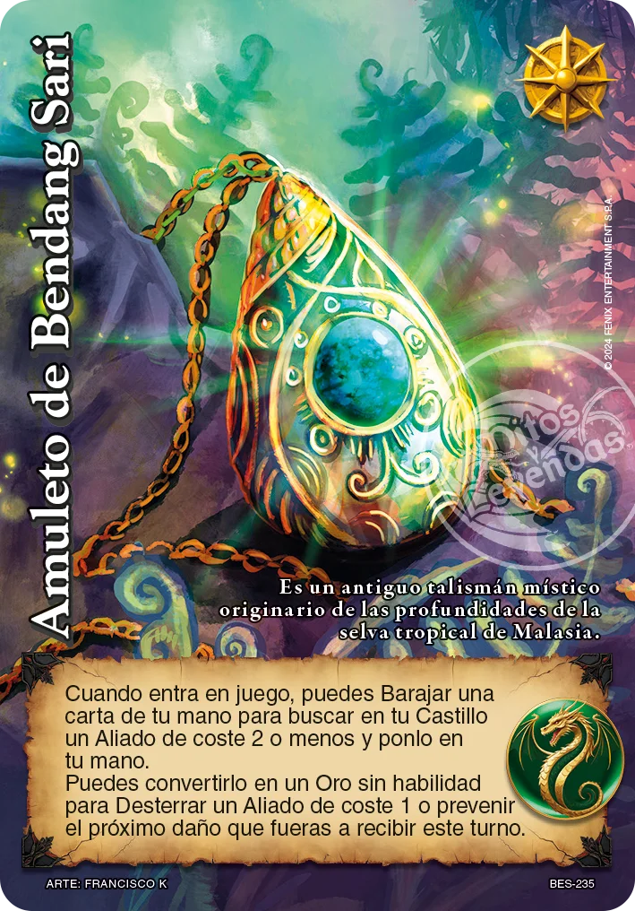 Amuleto de Bendang Sari 「bestiarium-367」「ES」