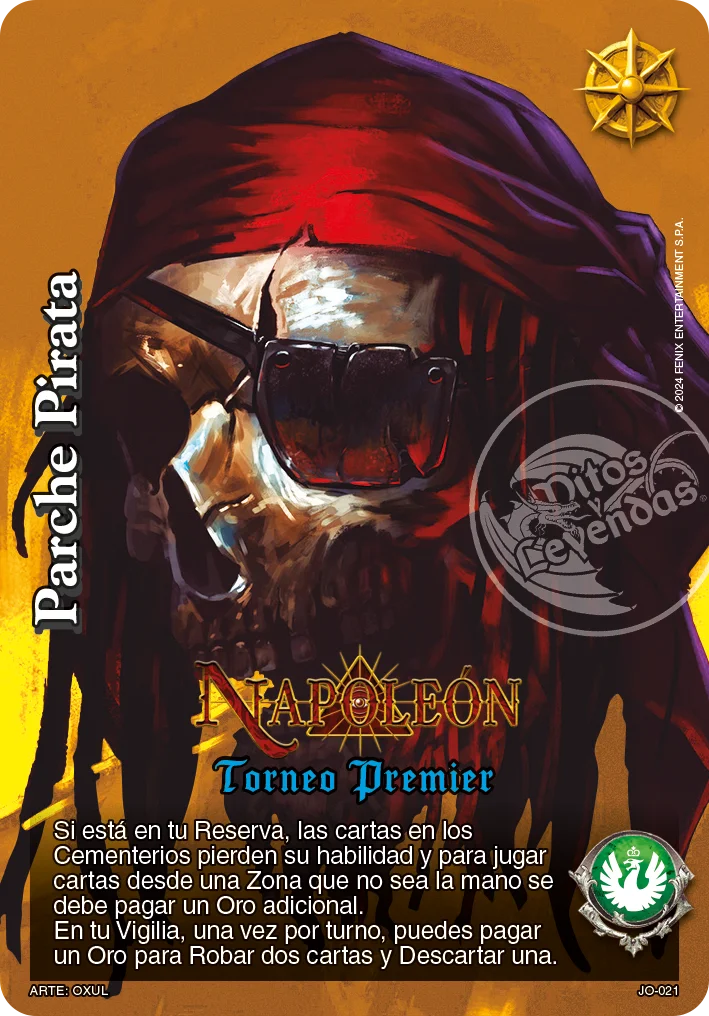 Parche Pirata  「bestiarium-375」「ES」