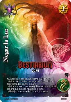 Negar la luz 「BES-365」「ES」