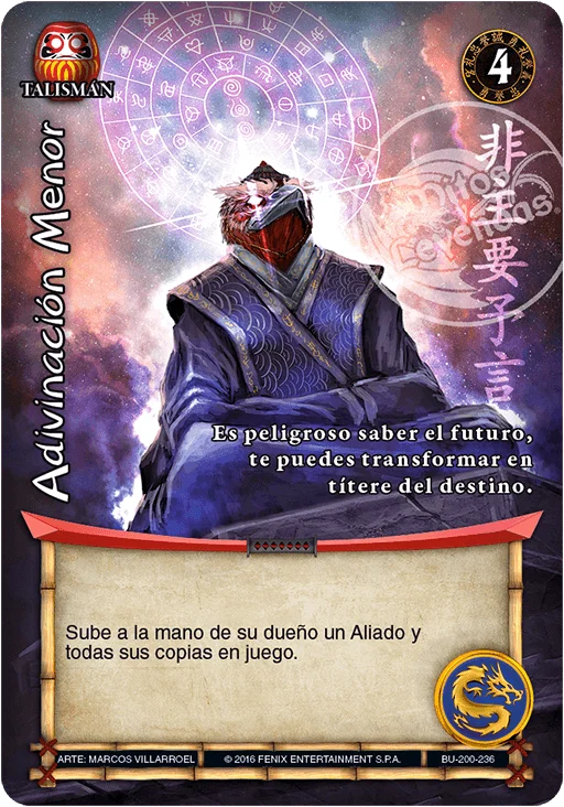 Adivinación Menor 「bushido-200」 (ES)