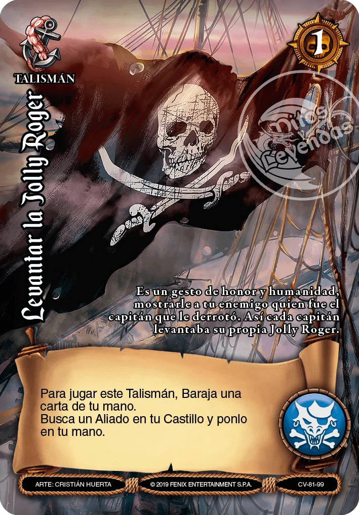 Levantar la Jolly Roger 「calavera-081」 (ES)