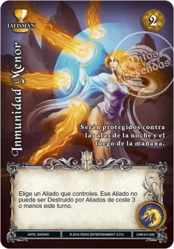 Inmunidad Menor 「CAM-211」「ES」