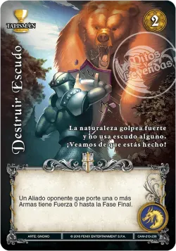 Destruir Escudo 「CAM-213」「ES」