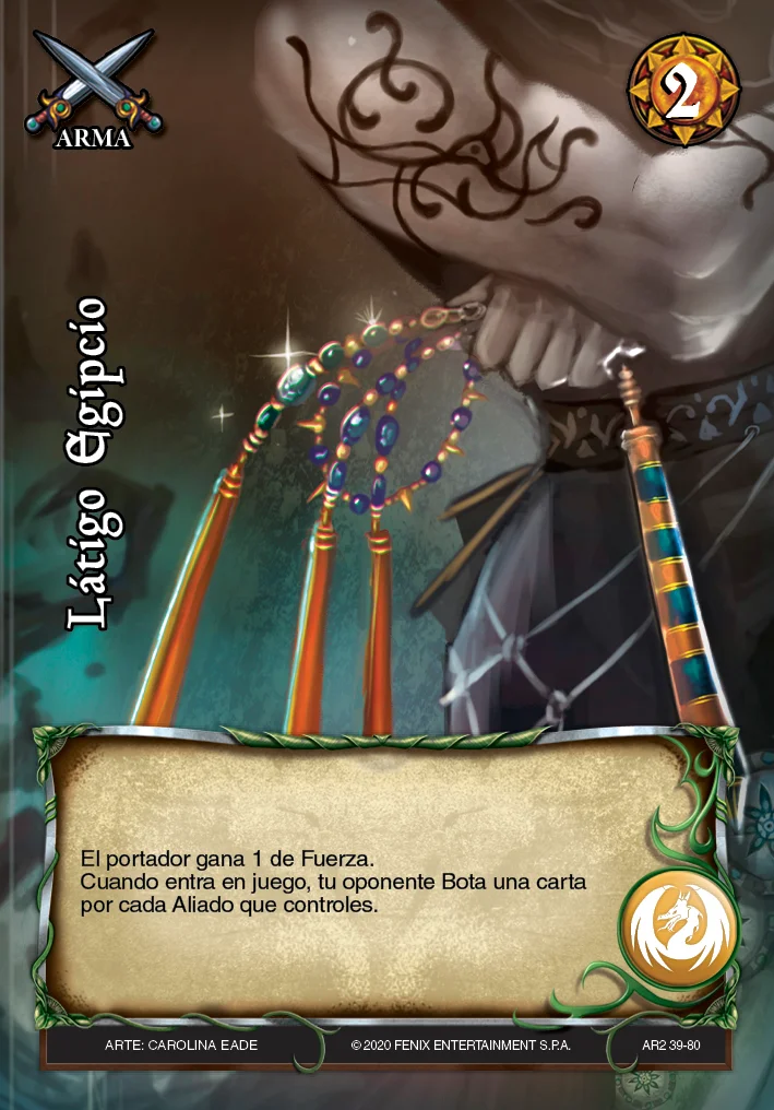 Látigo Egipcio 「conjuros-059」 (ES)