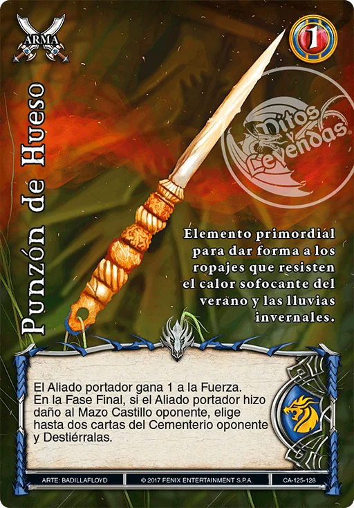 Punzón de Hueso 「contraataque-125」 (ES)