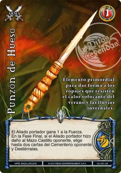 Punzón de Hueso 「CA-125」「ES」