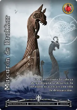 Mascarón de Drakkar 「CA-142」「ES」