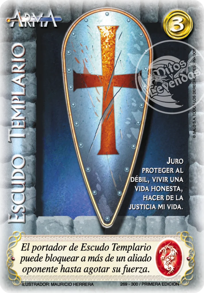 Escudo Templario 「CRZ-033」「ES」