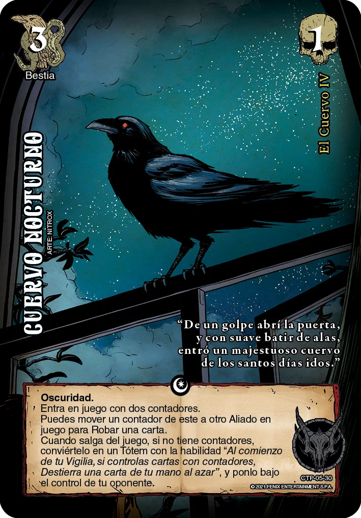 Cuervo Nocturno 「cuentos_de_terror_poe-005」 (ES)