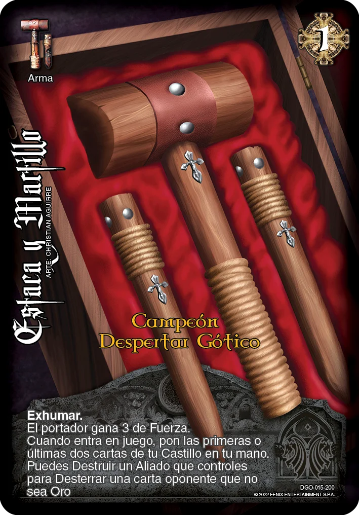 Estaca y Martillo 「despertar_gotico-216」 (ES)