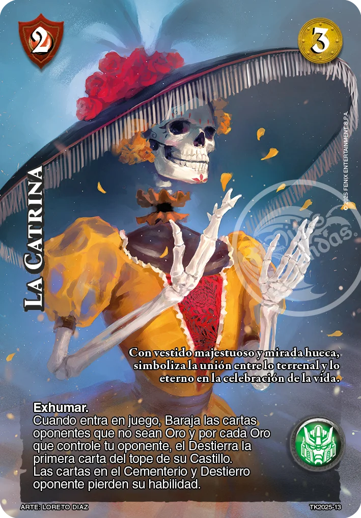 La Catrina 「dia-de-muertos-013」「ES」