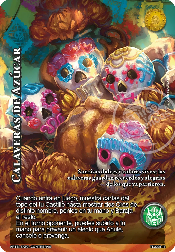 Calaveras de Azúcar 「dia-de-muertos-018」「ES」