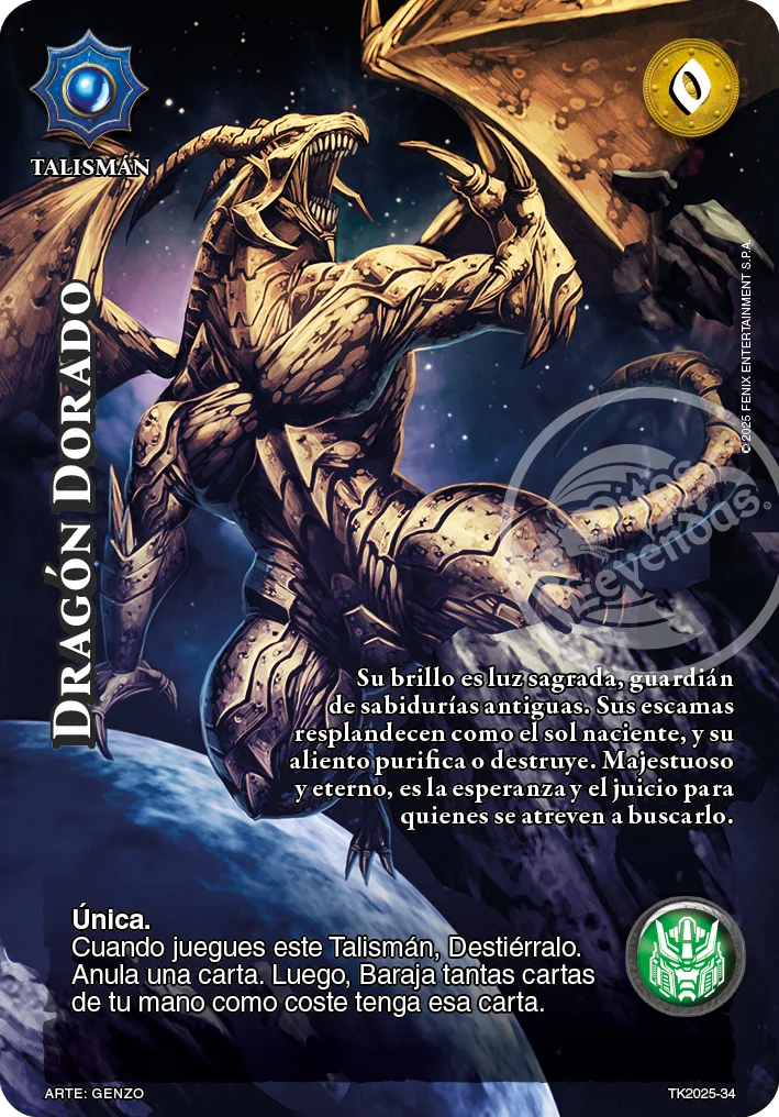 Dragón Dorado 「dia-de-muertos-034」「ES」