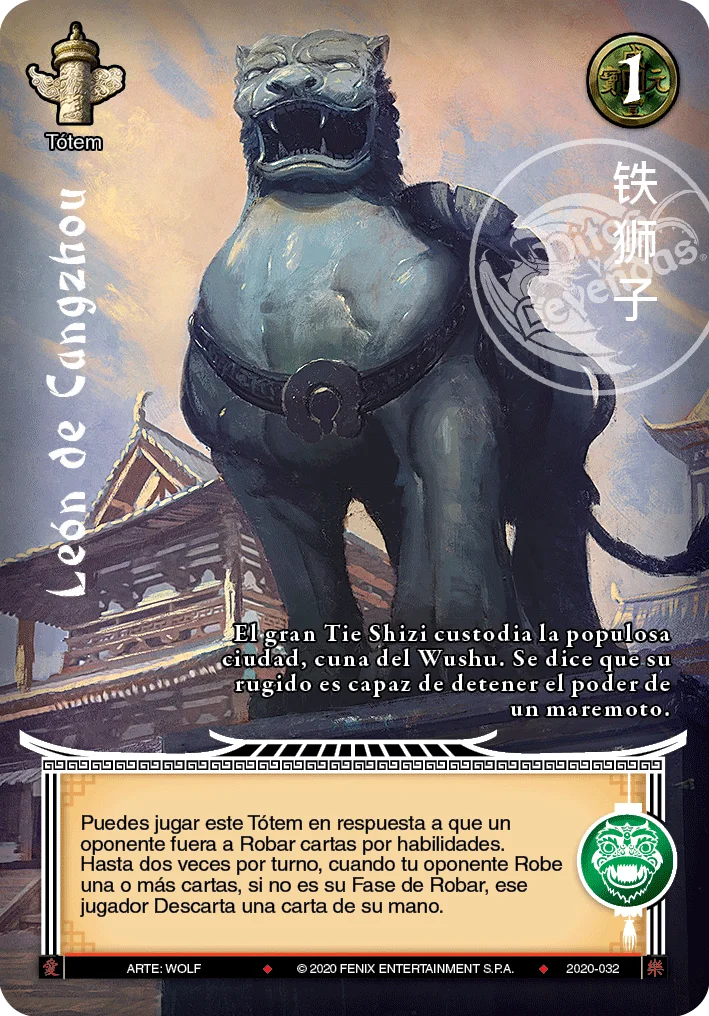 León de Cangzhou 「dinastia-del-dragon-304」 (ES)