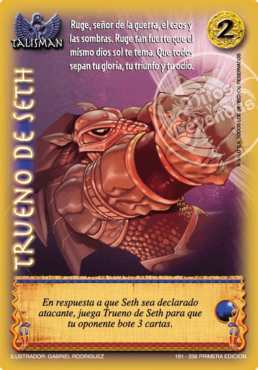 Trueno de Seth 「DDR-191」「ES」