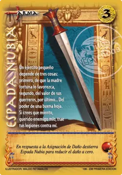 Espada Nubia #139 · Mitos y Leyendas