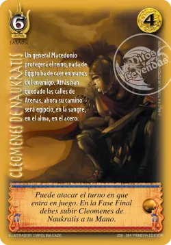 Cleomenes de Naukratis #239 · Mitos y Leyendas