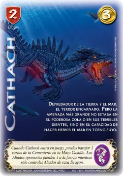 cathach carta texturizada #020 · Mitos y Leyendas