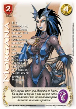 morgana carta texturizada #021 · Mitos y Leyendas