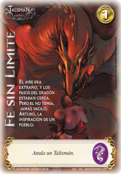 fe sin limite carta texturizada #024 · Mitos y Leyendas