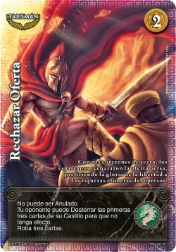 Rechazar Oferta 「TEX-037」「ES」