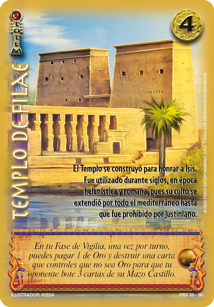 Templo de Filae 「PBX-069」「ES」