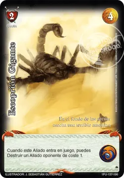 Escorpion Gigante #137 · Mitos y Leyendas