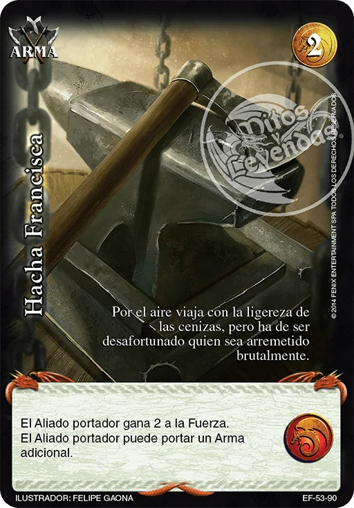 Hacha Francisca 「furiaext-053」 (ES)