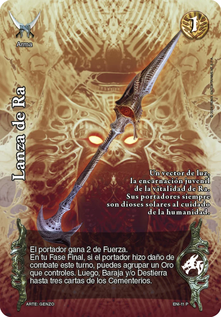 Lanza de Ra 「ENI-011」「ES」
