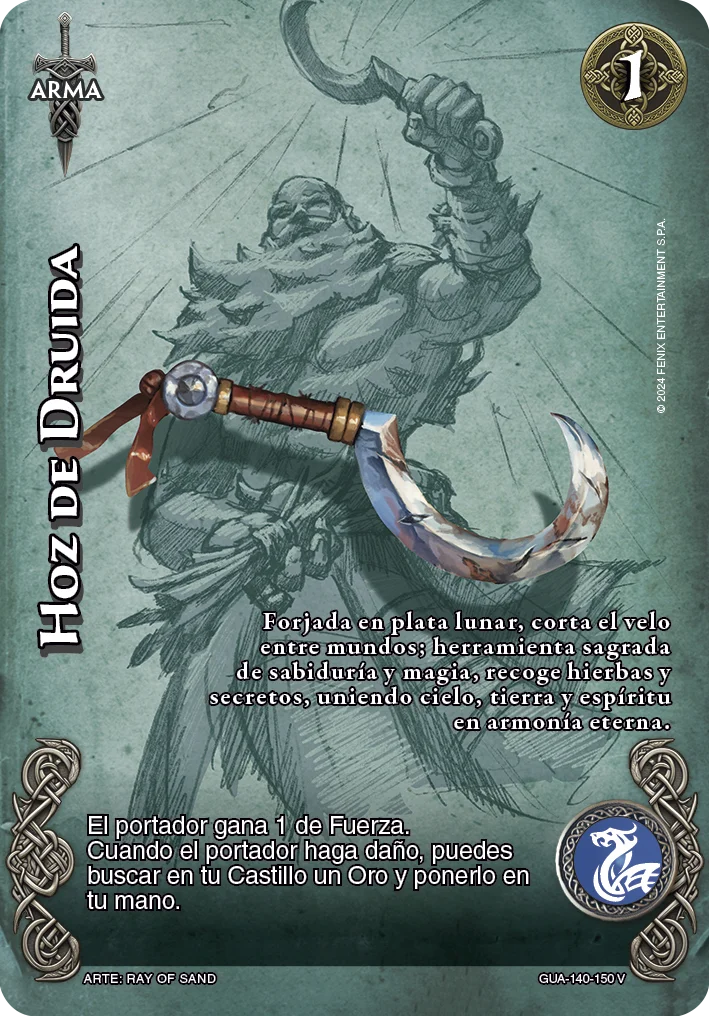 Hoz de Druida 「GUA-315」「ES」