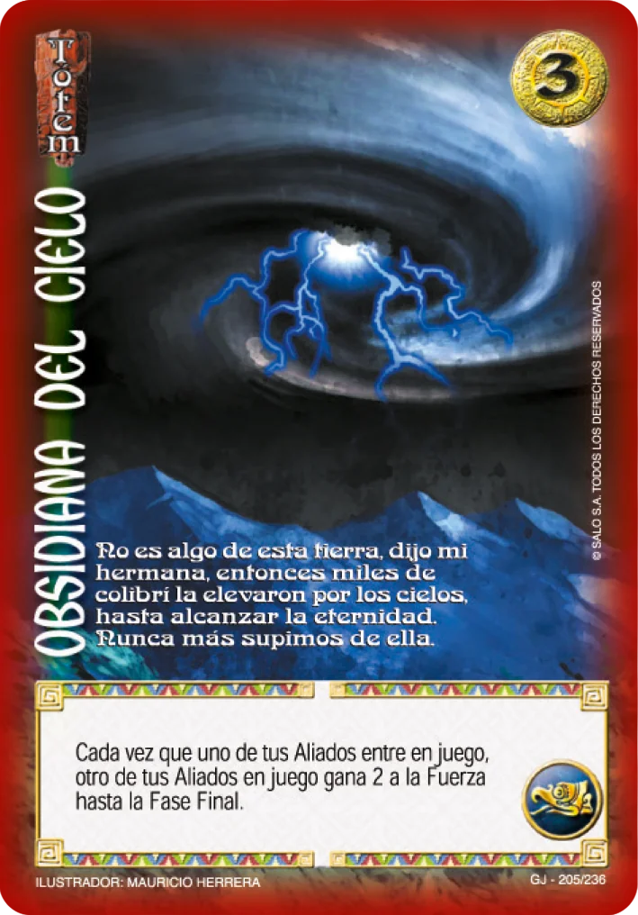 Obsidiana del Cielo 「GJ-205」「ES」