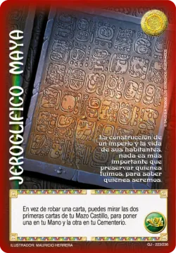 Jeroglífico Maya 「GJ-223」「ES」