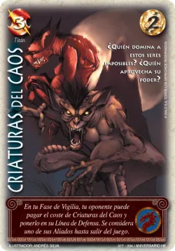 Criaturas del Caos 「HE-318」「ES」