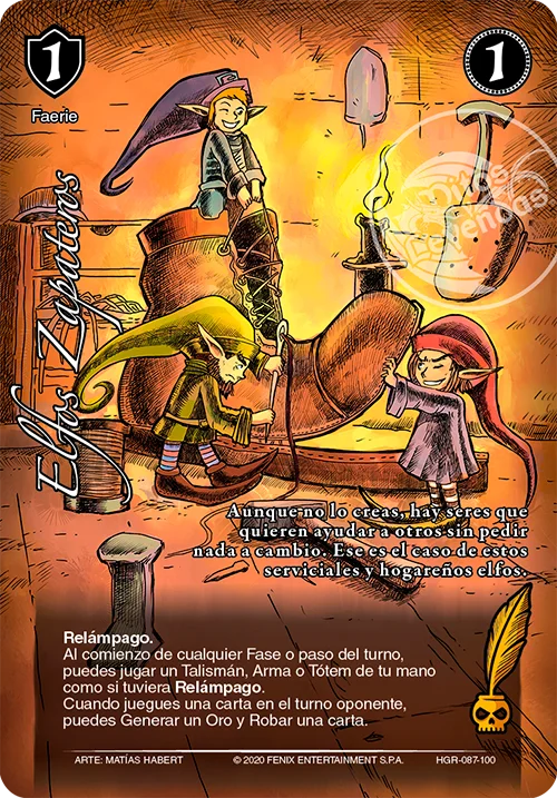 Elfos Zapateros 「hermanos-grimm-079」 (ES)