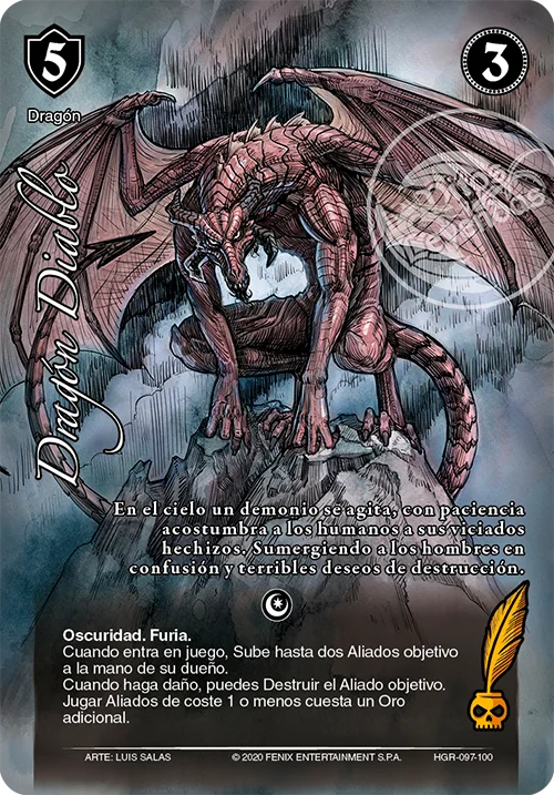 Dragón Diablo 「hermanos-grimm-091」 (ES)