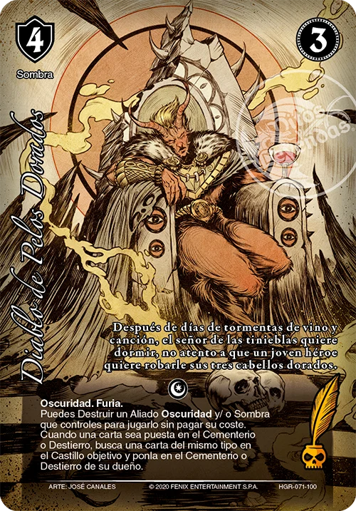 Diablo de Pelos Dorados 「hermanos-grimm-095」 (ES)