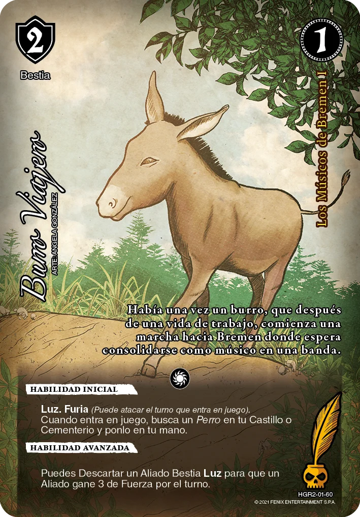 Burro Viajero 「hermanos_grimm_elsastrecillovaliente_y_musicosdebremen-001」 (ES)