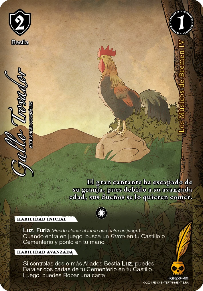 Gallo Trovador 「hermanos_grimm_elsastrecillovaliente_y_musicosdebremen-004」 (ES)