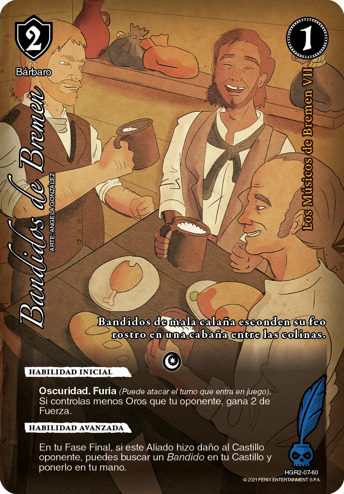 Bandidos de Bremen 「hermanos_grimm_elsastrecillovaliente_y_musicosdebremen-007」 (ES)