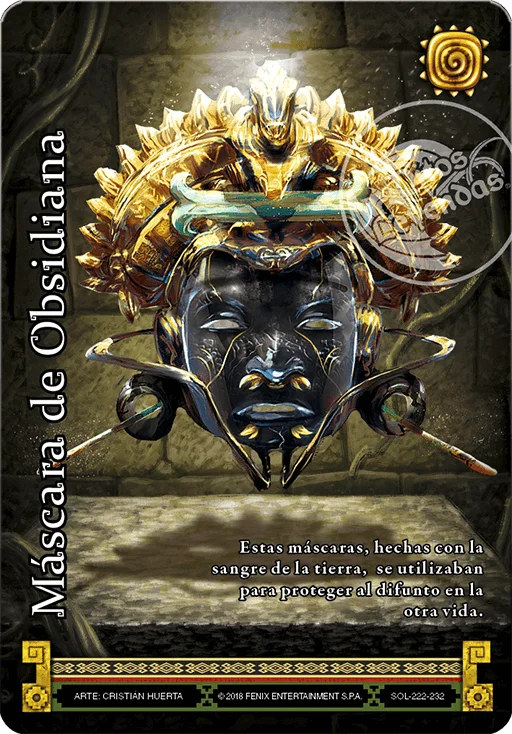 Máscara de Obsidiana 「hijos-del-sol-226」 (ES)
