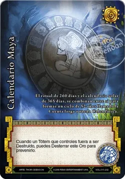 Calendario Maya 「SOL-219」「ES」
