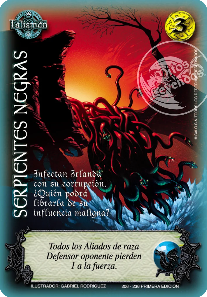 Serpientes Negras  「HDD-206」「ES」